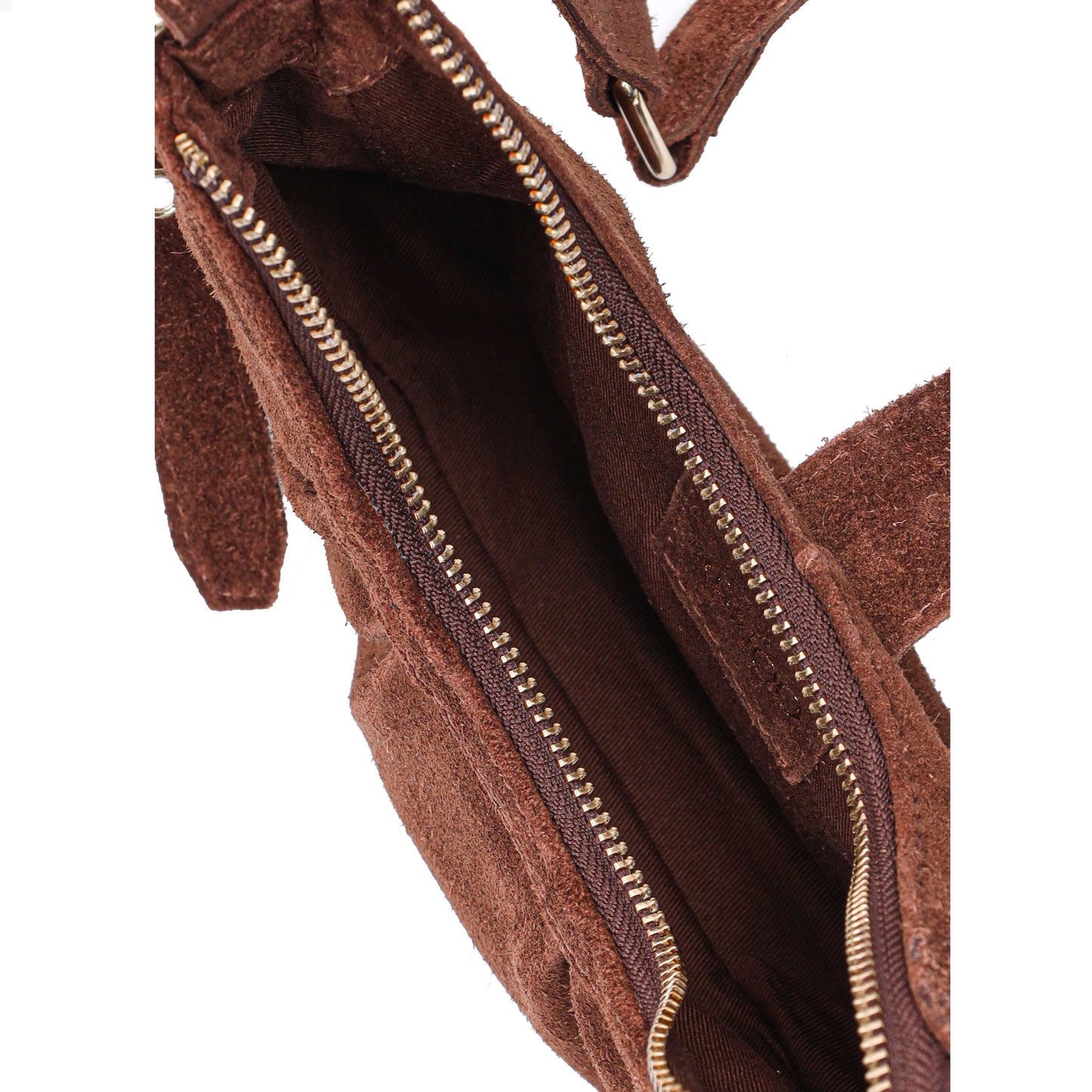 Palma Suede Dark Brown w. Gold